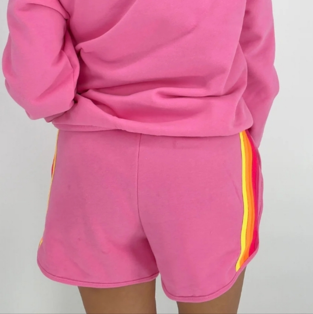 The Cozy Crew Set| Crew Sweater Neck+Short Set Pink Med,Large NWT$120 - Picture 8 of 13